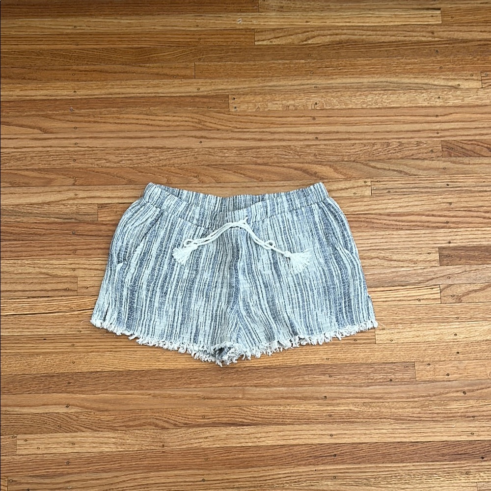 Drew Stylish Blue/cream Women's Shorts Small